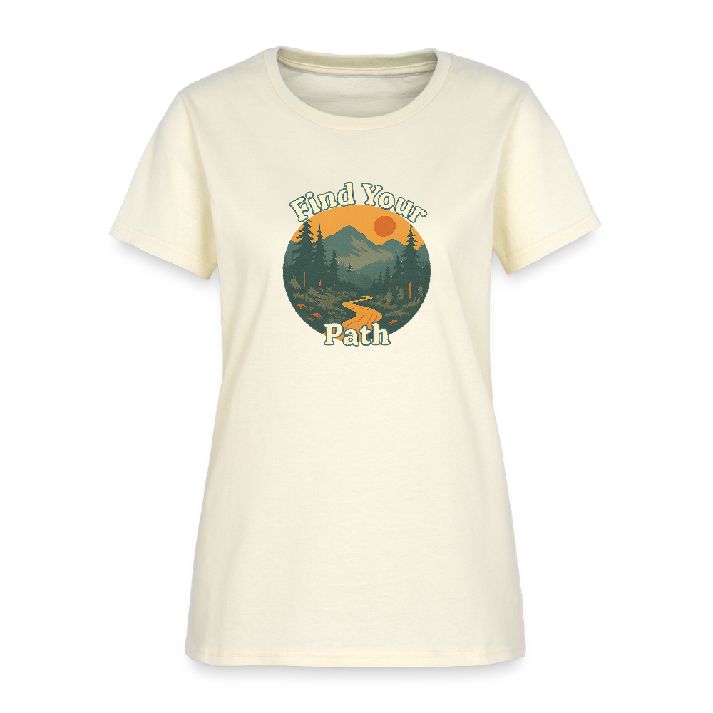 Find Your Path Women's Tee - off white