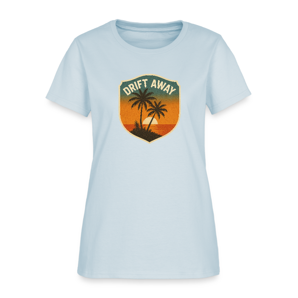 Drift Away Women's Tee - light blue
