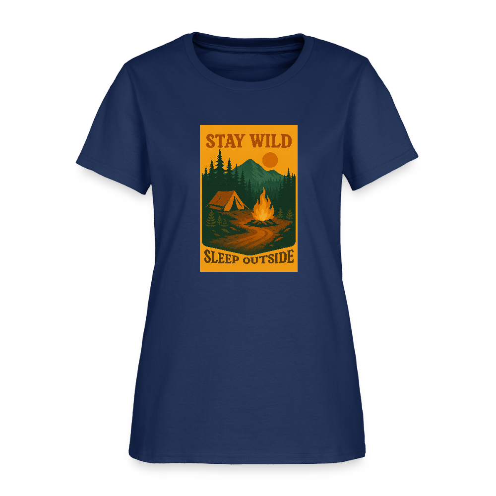 Stay Wild Women's Tee -  blue dusk