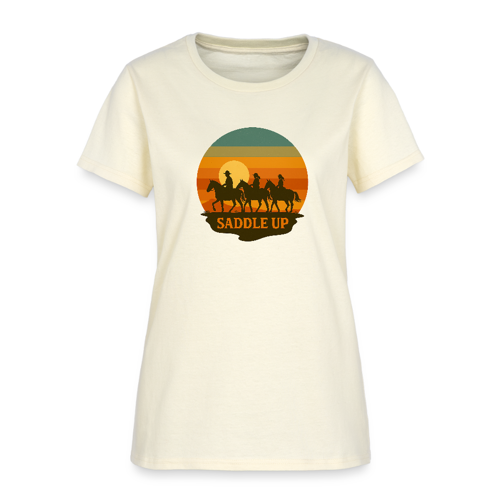 Saddle Up Women's Tee - off white