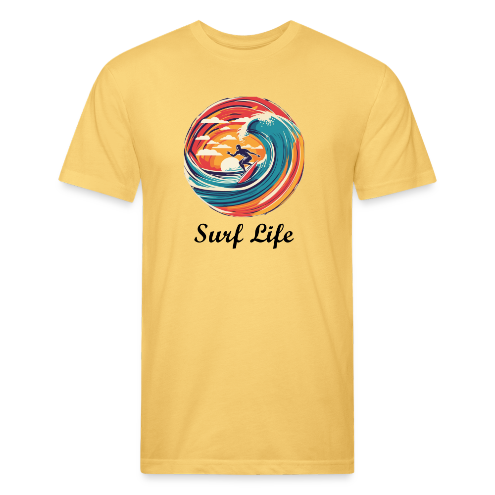 Surf Life Tee - pastel yellow