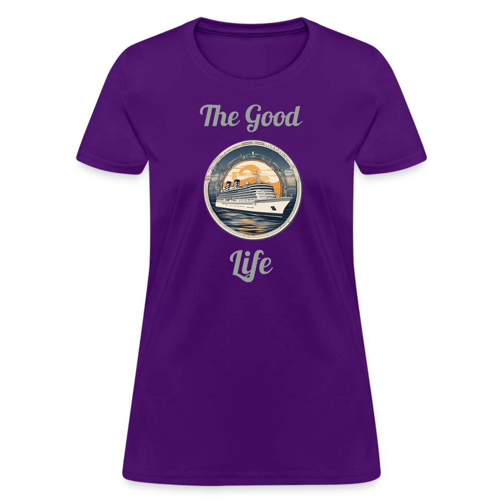 Good Life Cruise Women's Tee - purple