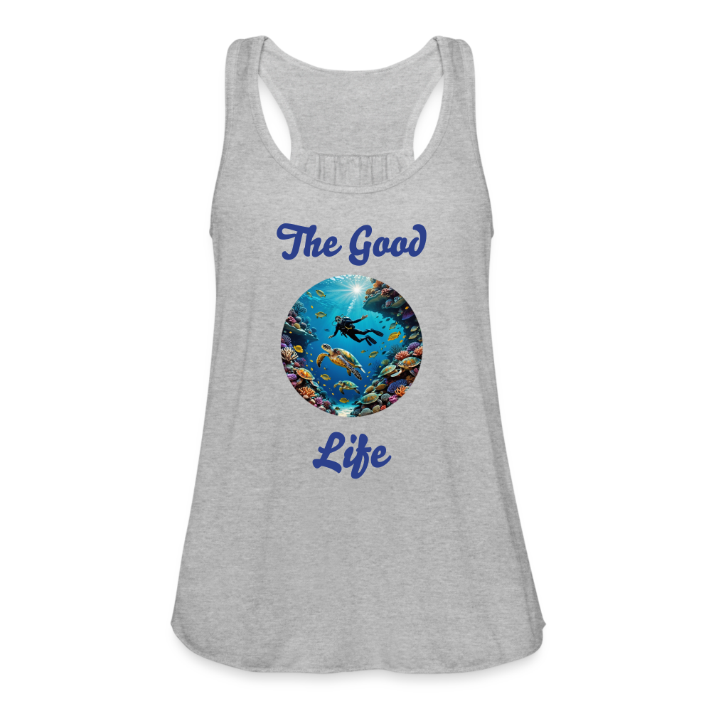 Diving The Good Life Women's Tank - heather gray