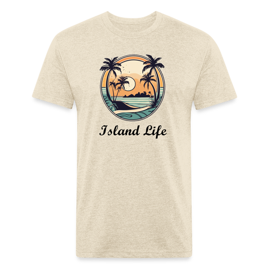 Island Life Tee - heather cream