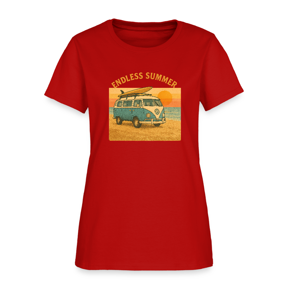Endless Summer Women's Tee - red