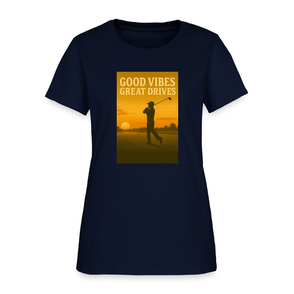 Great Drives Women's Tee - navy