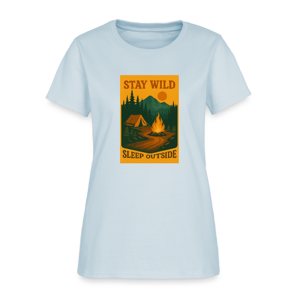 Stay Wild Women's Tee - light blue