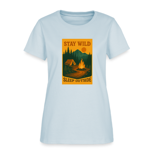 Stay Wild Women's Tee - light blue