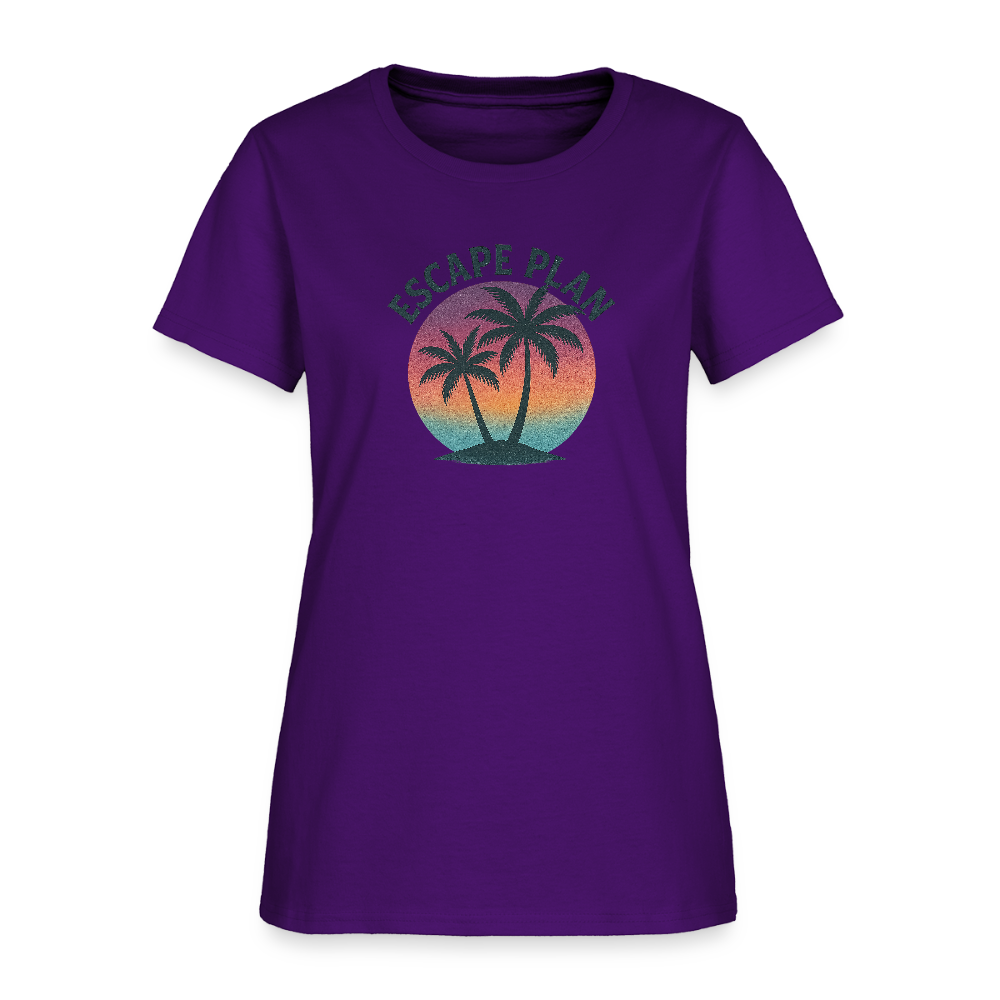 Escape Plan Women's Tee - purple