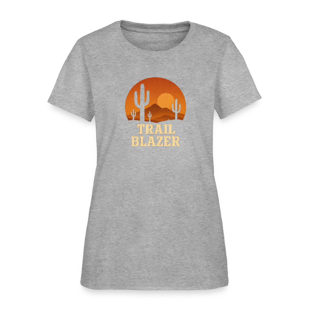 Trail Blazer Women's Tee - heather gray
