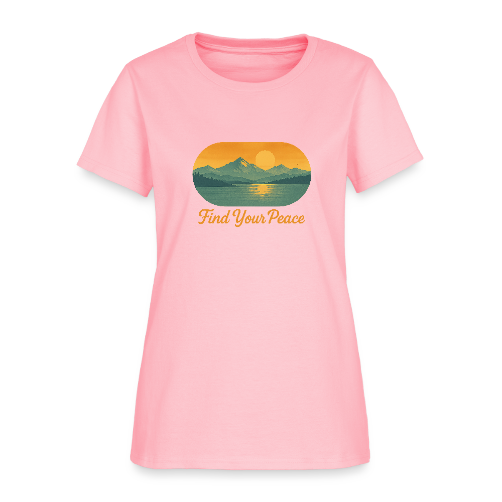 Find Your Peace Women's Tee - pink