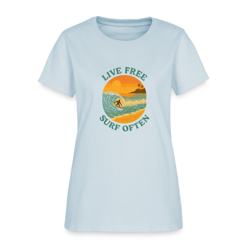 Surf Often Women's Tee - light blue