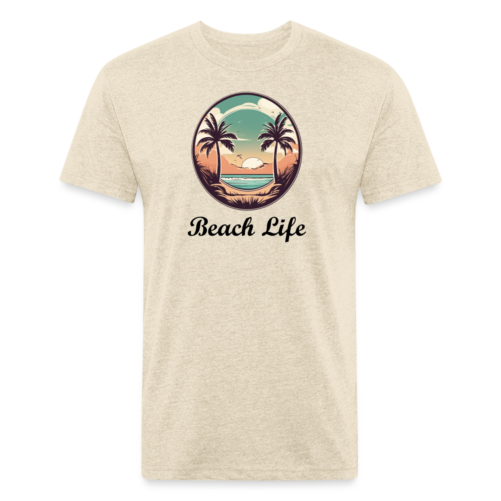 Beach Life Tee - heather cream