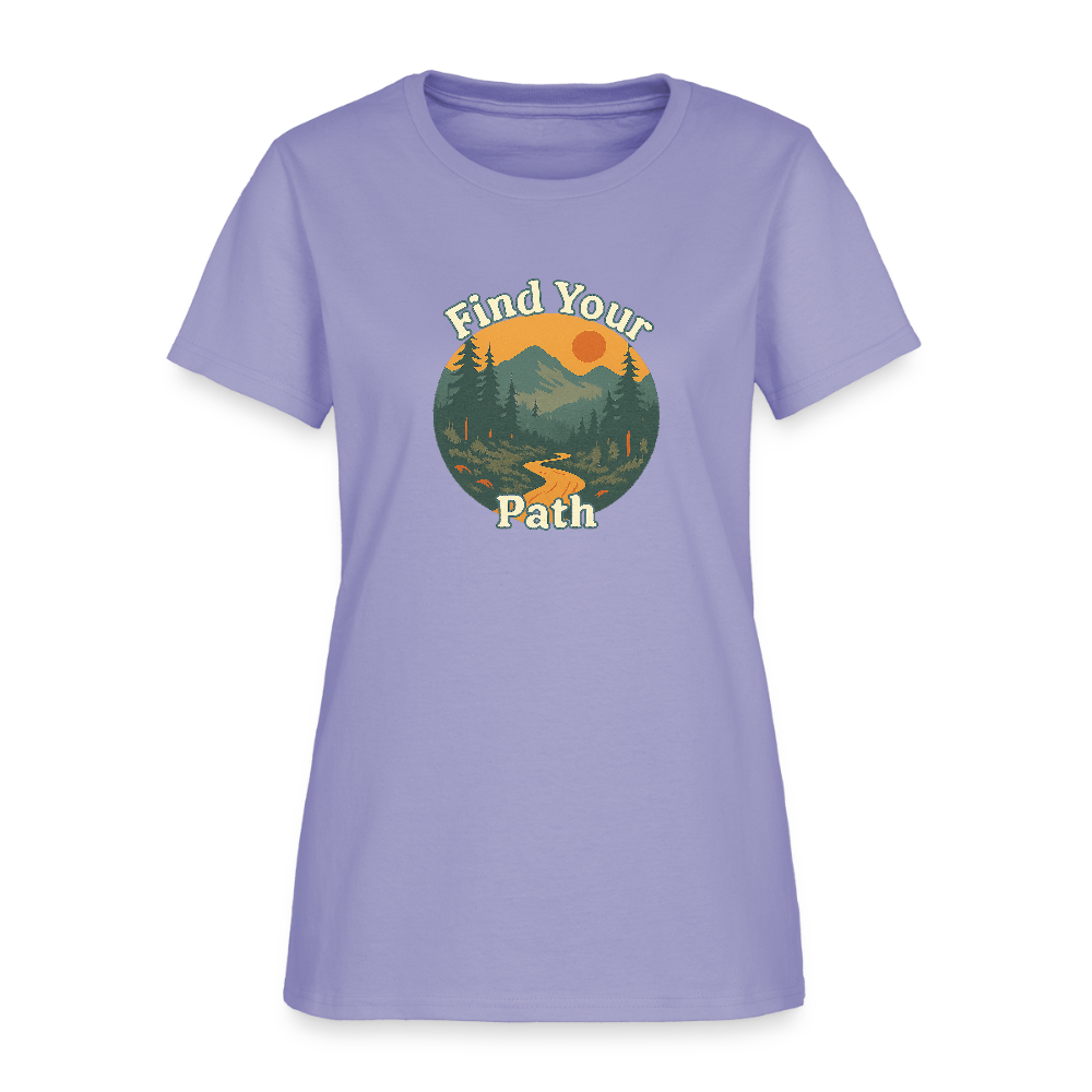 Find Your Path Women's Tee - lavender