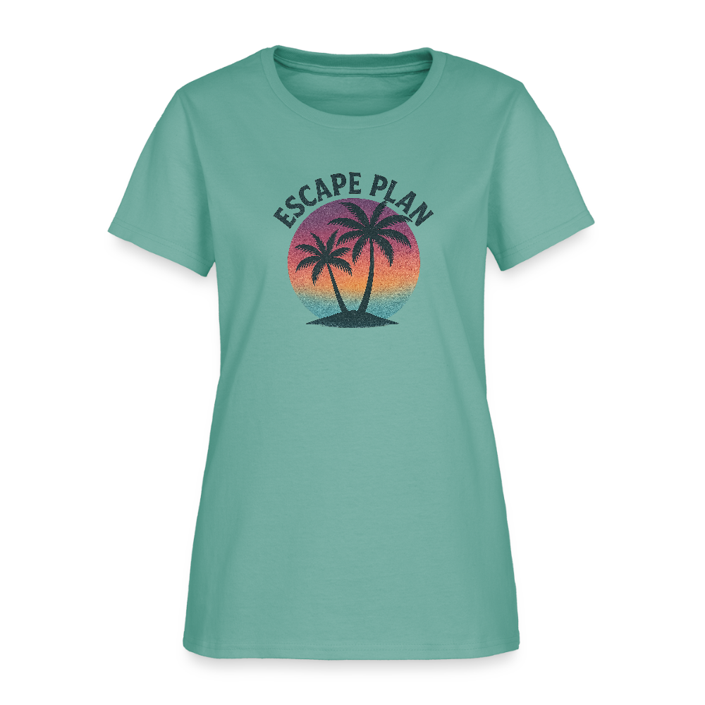 Escape Plan Women's Tee - aquatic