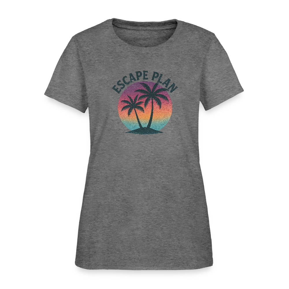 Escape Plan Women's Tee - graphite heather