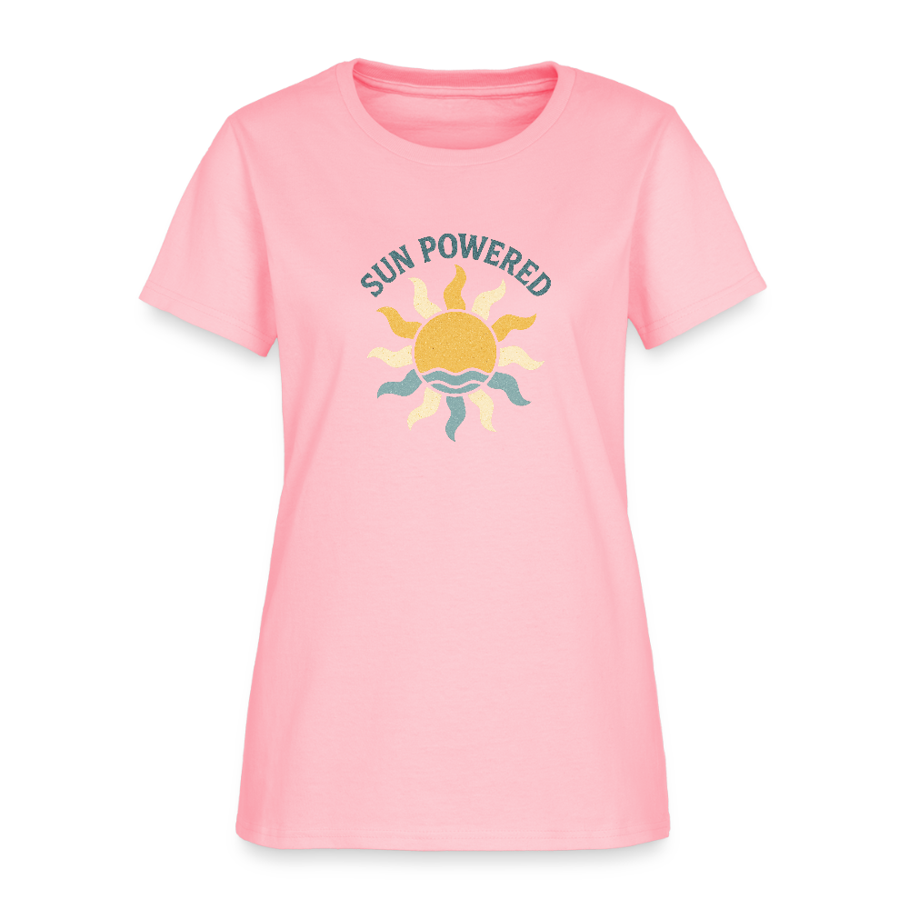 Sun Powered Women's Tee - pink
