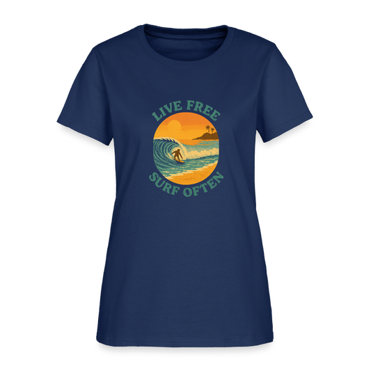 Surf Often Women's Tee -  blue dusk