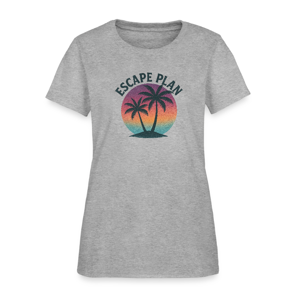 Escape Plan Women's Tee - heather gray