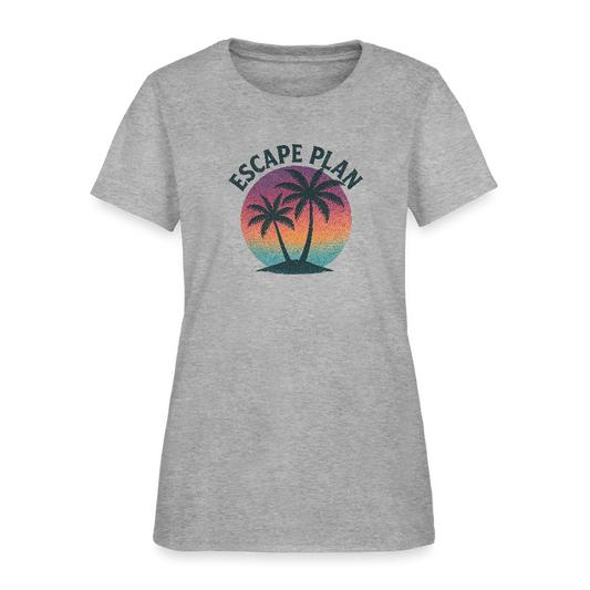 Escape Plan Women's Tee - heather gray