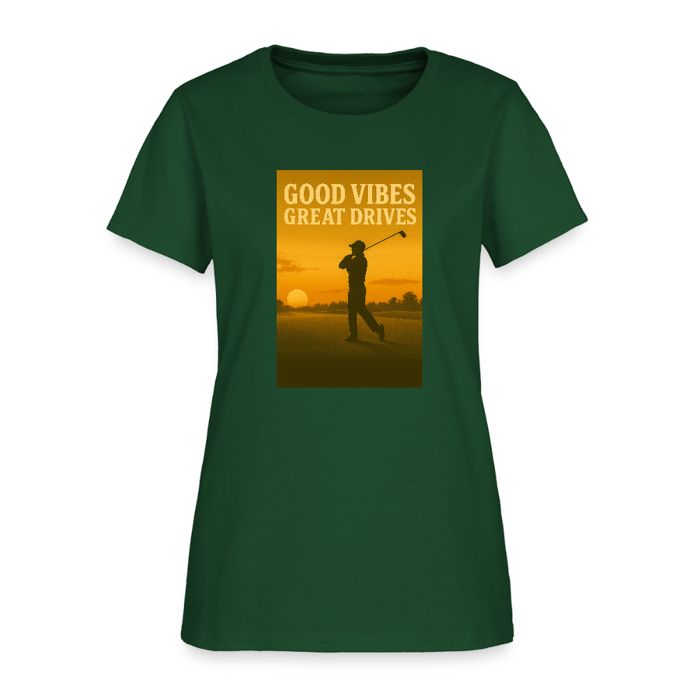 Great Drives Women's Tee - forest green