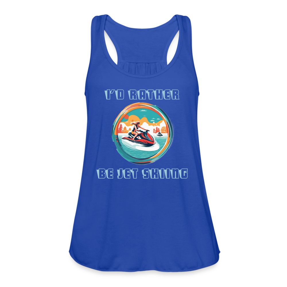 Rather Be Jet Skiing Women's Tank - royal blue