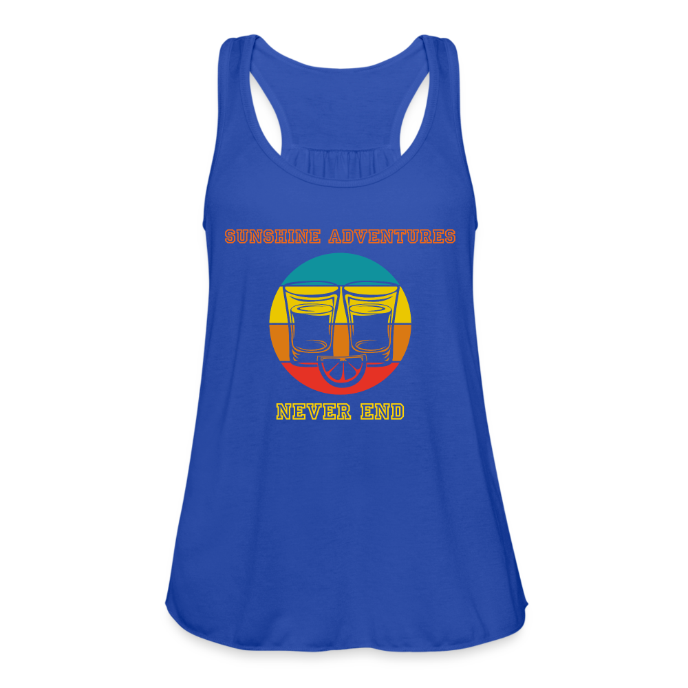 Never End Drinks Women's Tank - royal blue