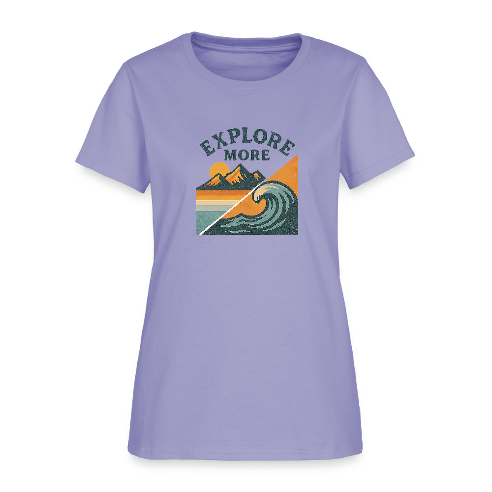 Explore More Women's Tee - lavender