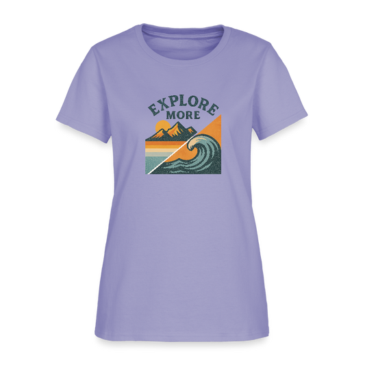 Explore More Women's Tee - lavender