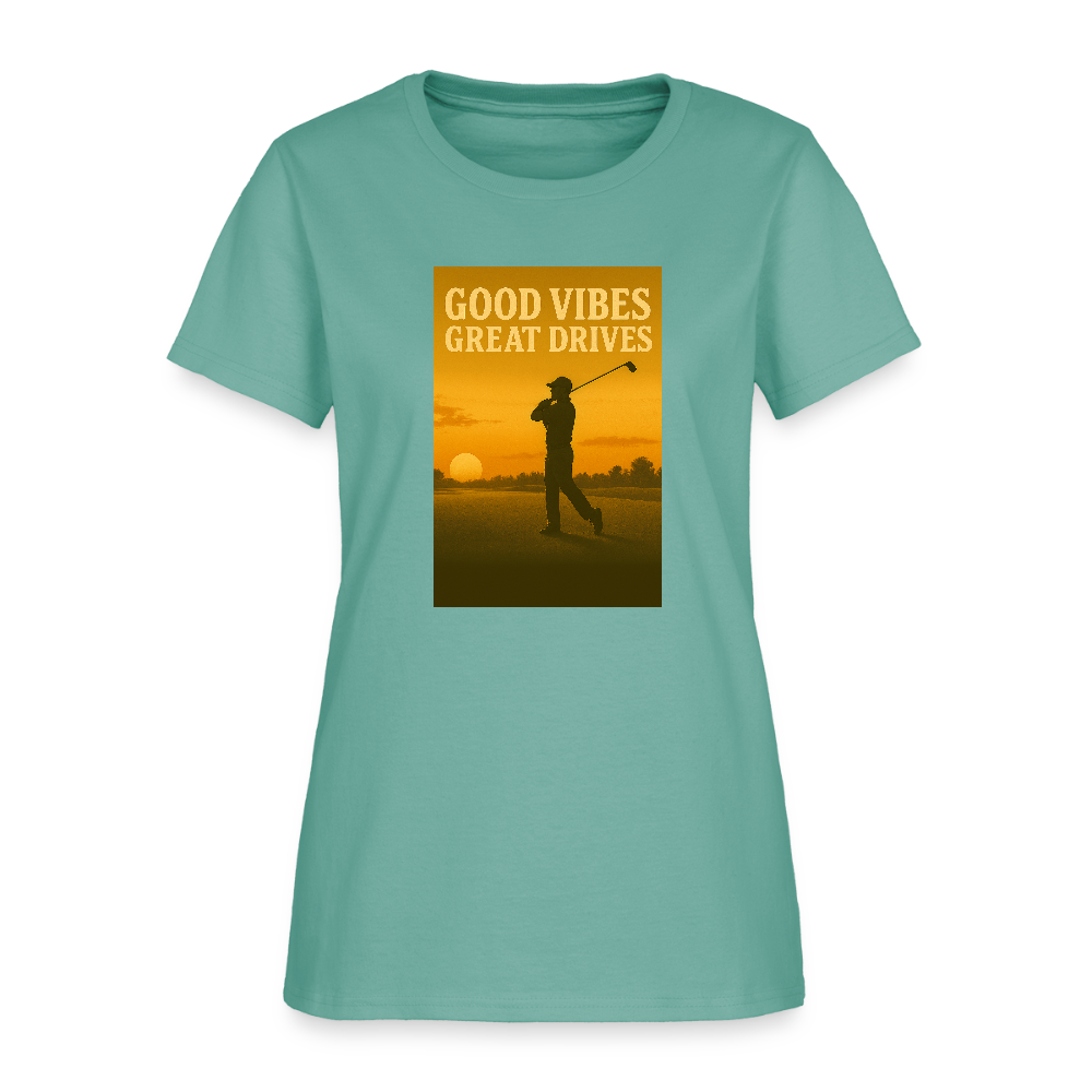 Great Drives Women's Tee - aquatic