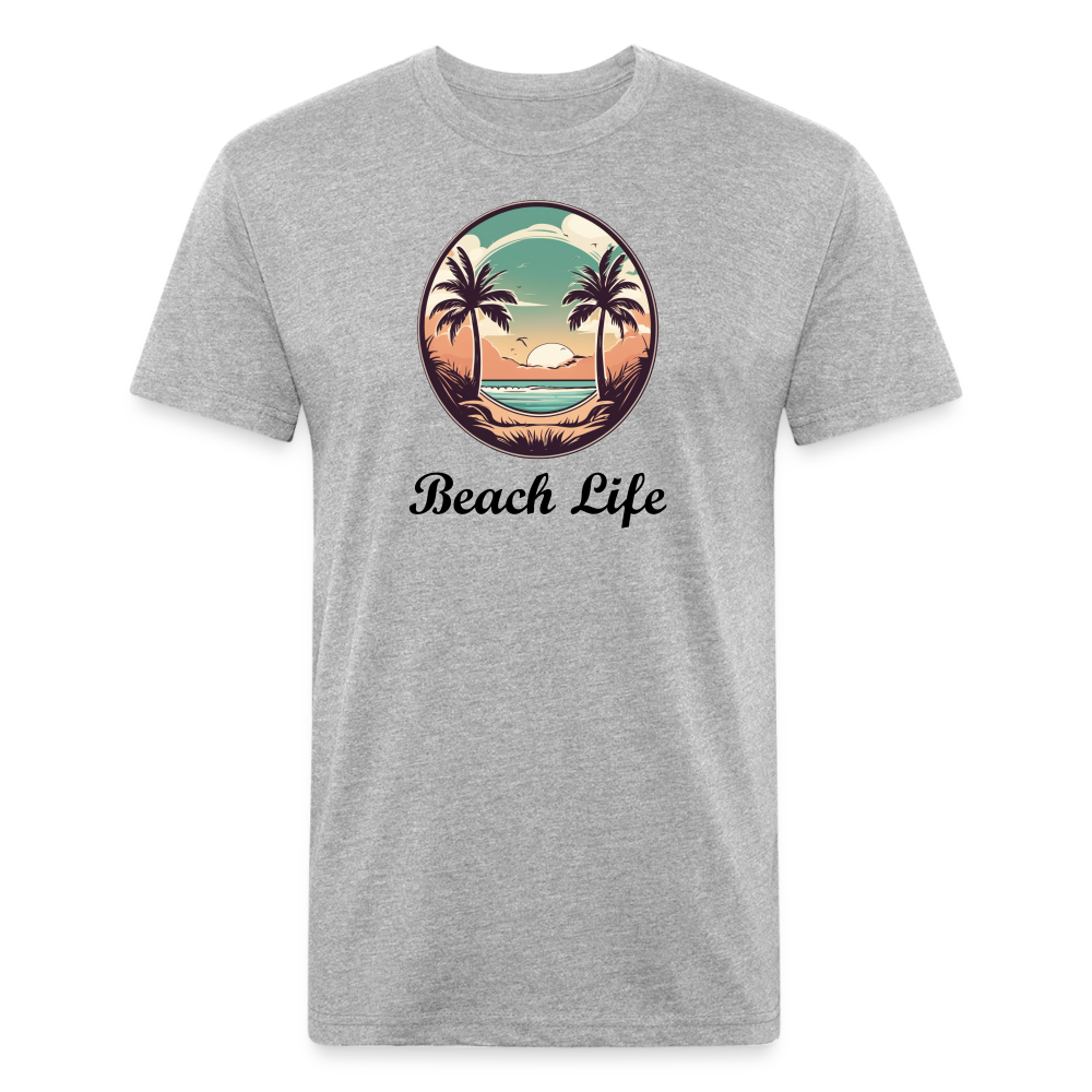 Beach Life Tee - heather gray