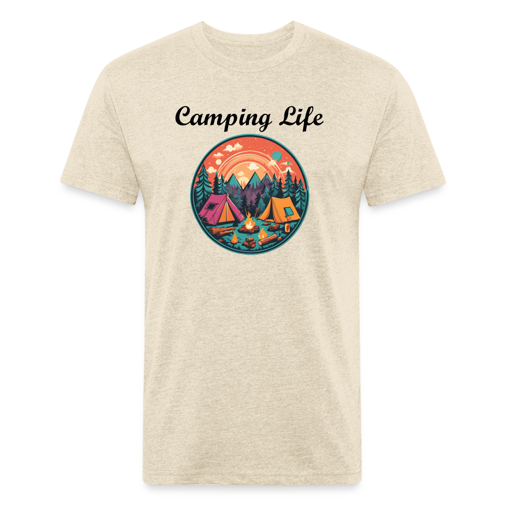 Camping Life Tee - heather cream