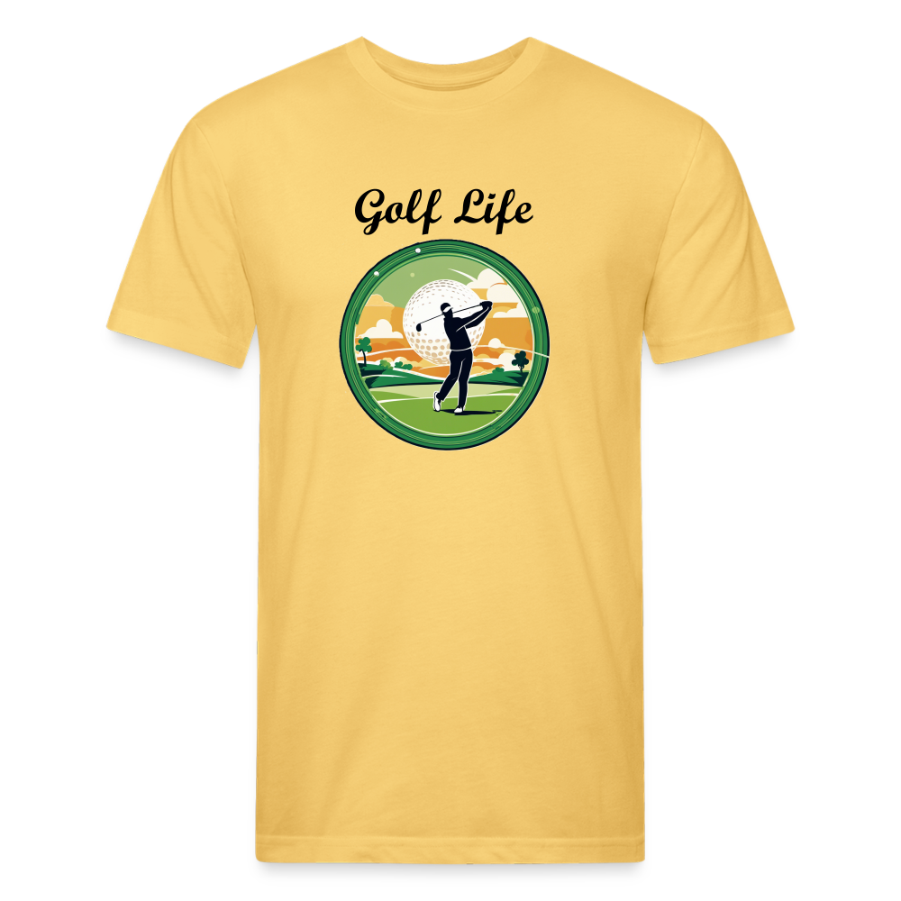 Golf Life Tee - pastel yellow