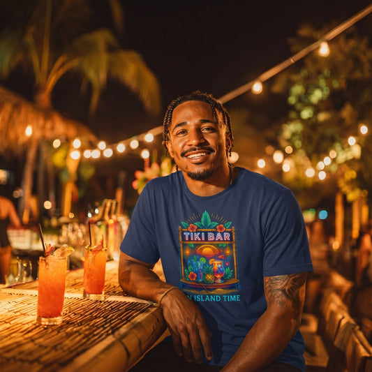 On Island Time Tiki Bar Tee