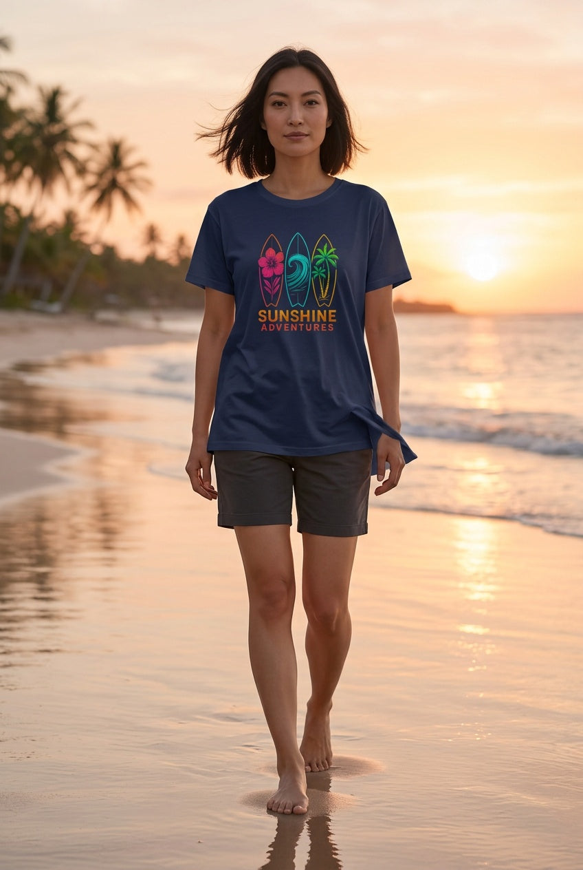 Sunshine Adventures Surfboards Tee