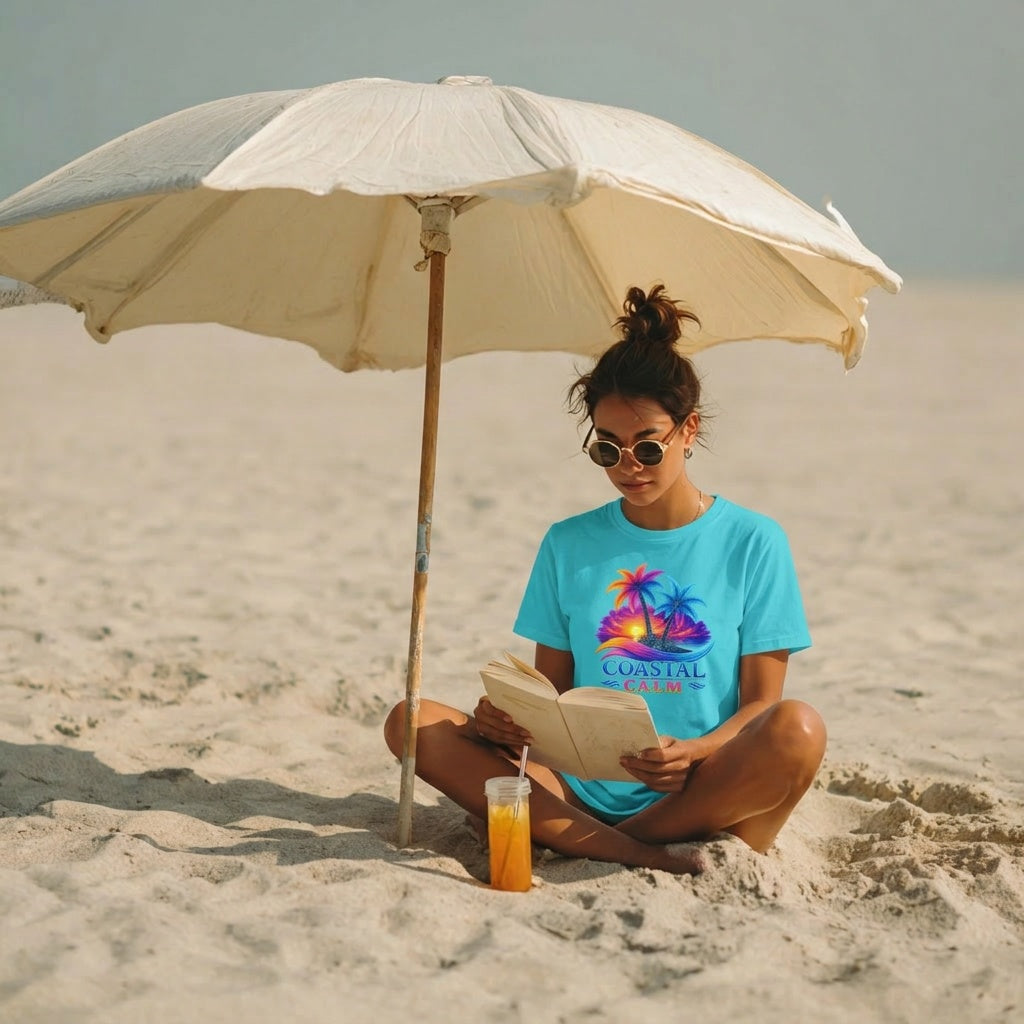 Coastal Calm Tropical Sunset Tee
