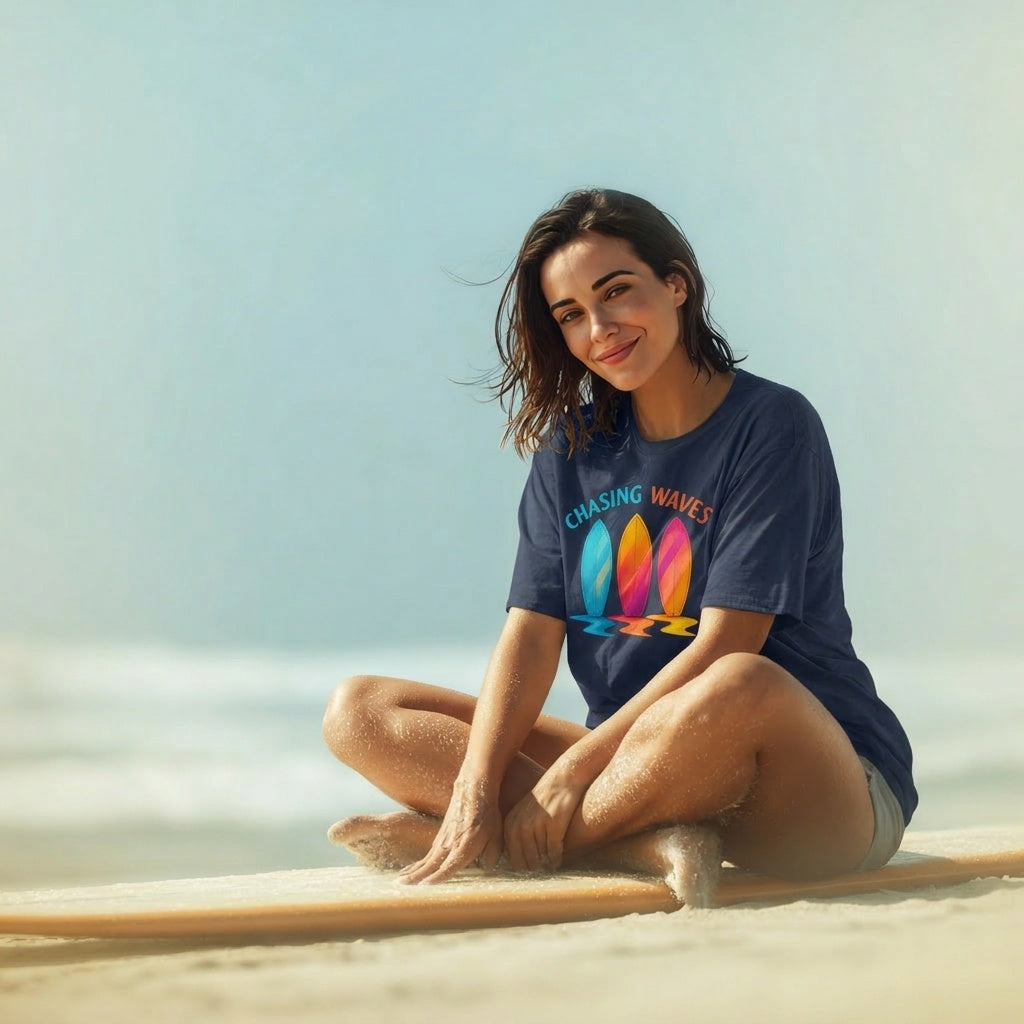 Chasing Waves Surf Lifestyle Tee