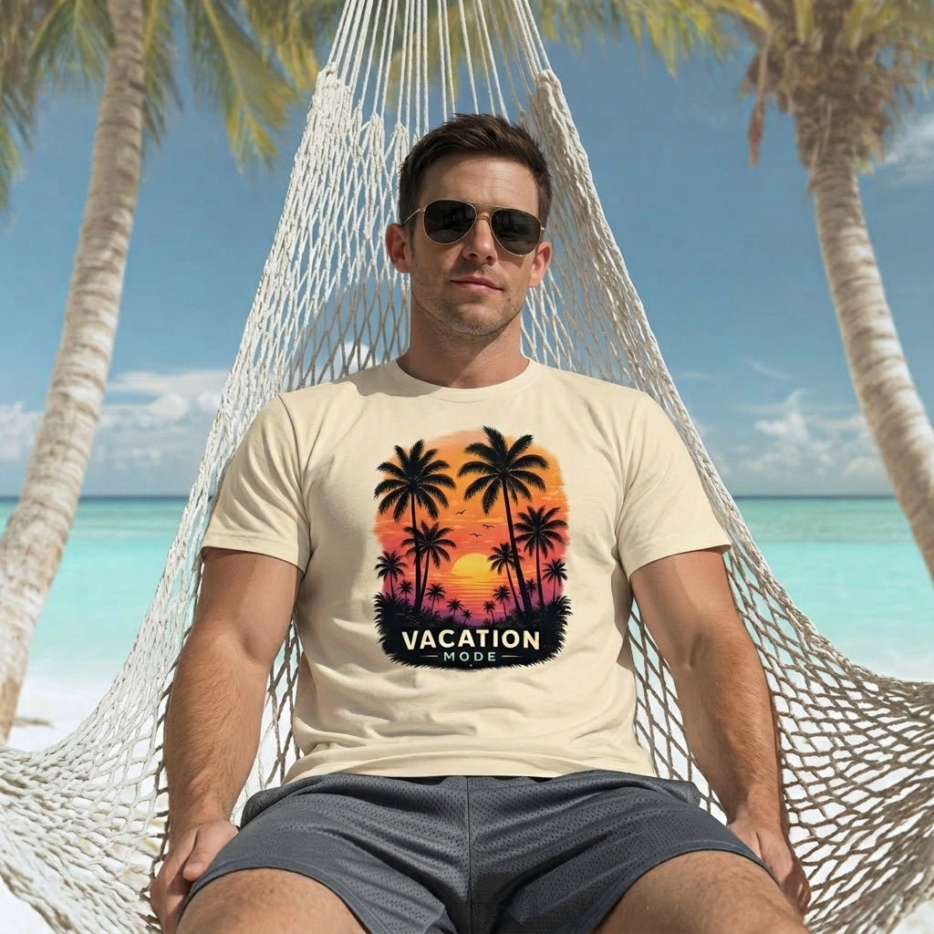 Vacation Mode Tropical Beach Tee