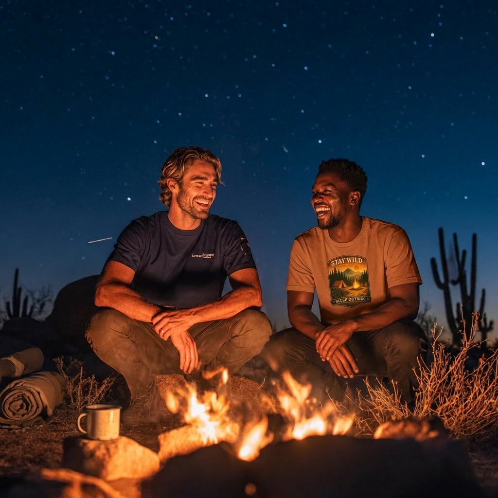 Stay Wild Sleep Outside Camping Tee