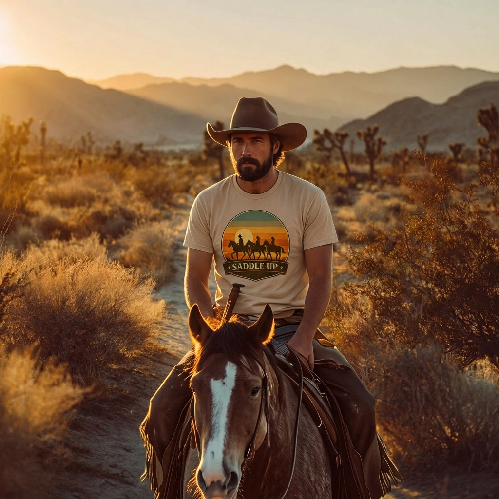 Saddle Up Western Horse Tee