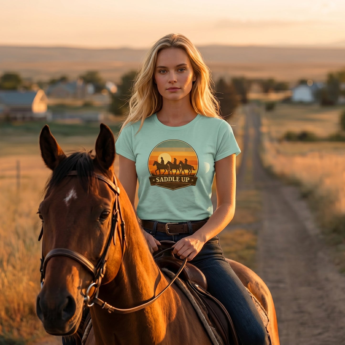 Saddle Up Western Horse Tee