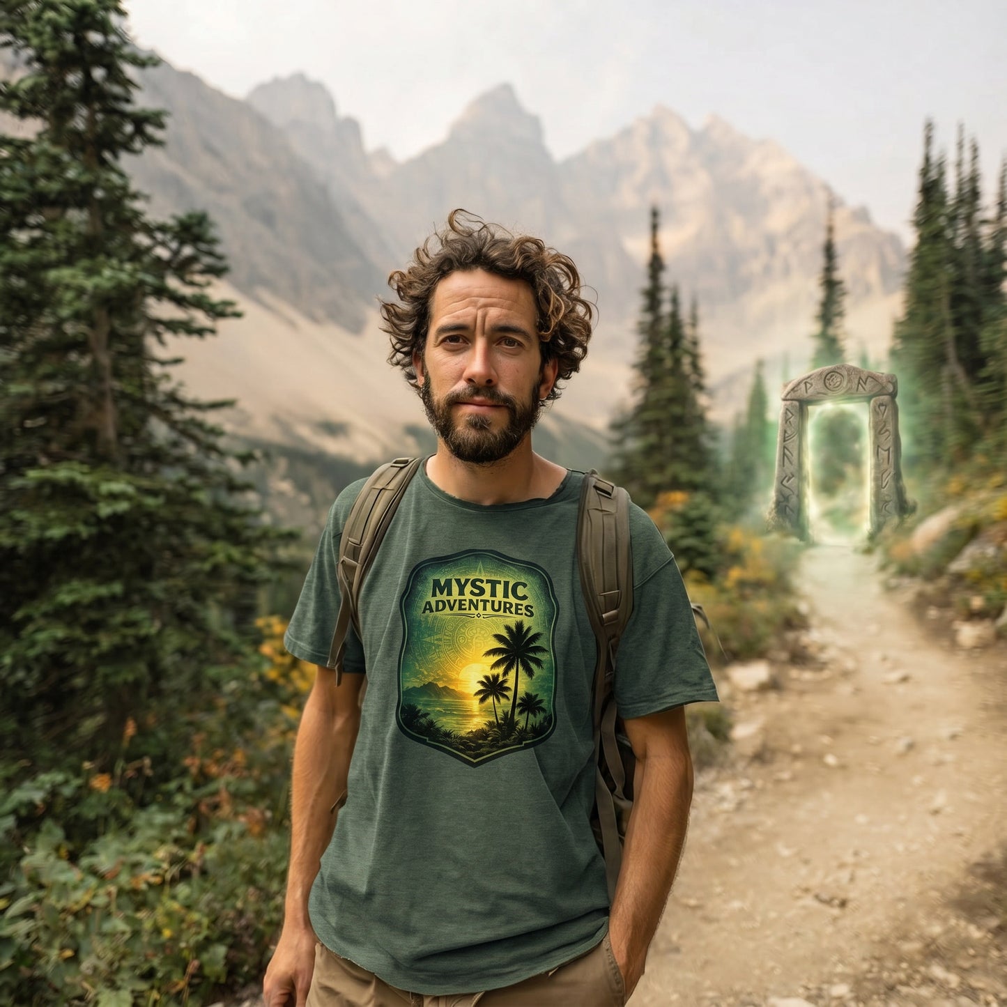 Mystic Adventures Tropical Sunset Tee