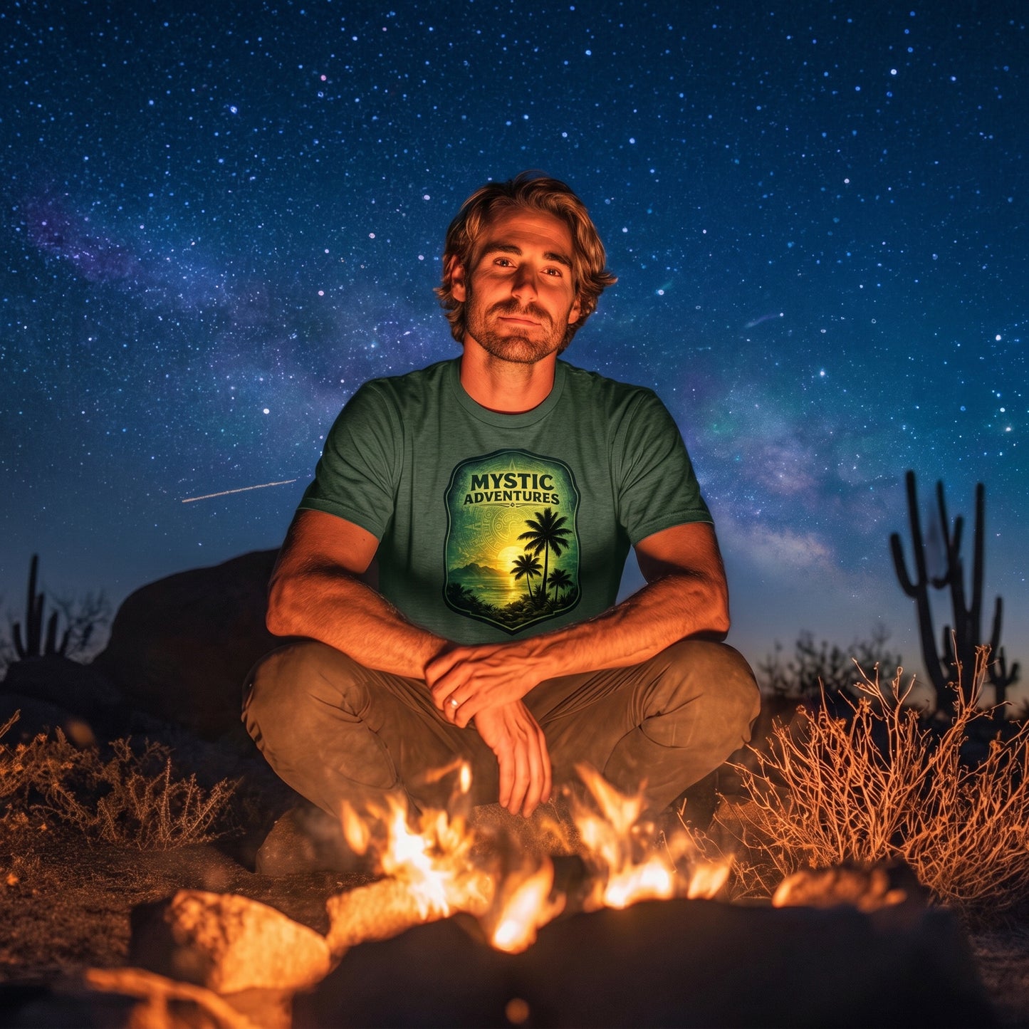 Mystic Adventures Tropical Sunset Tee