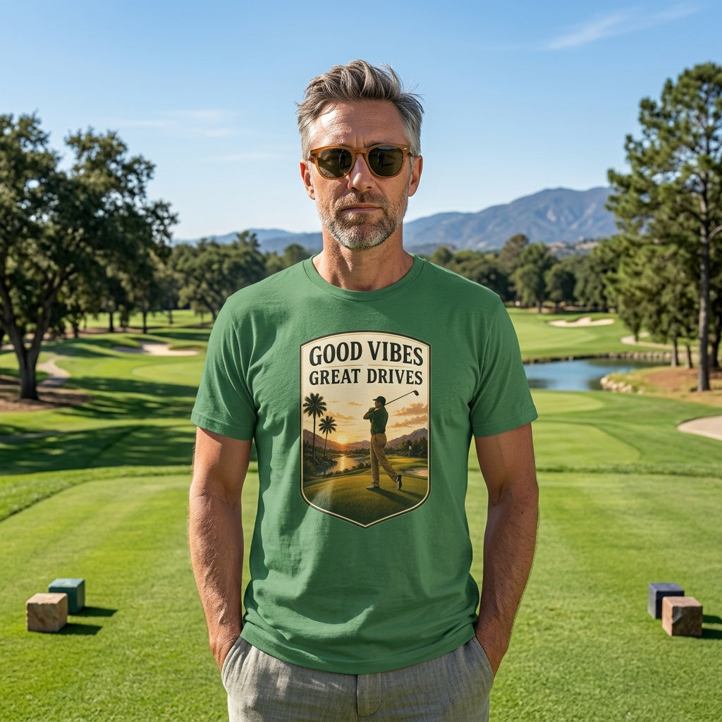 Good Vibes Great Drives Golf Tee