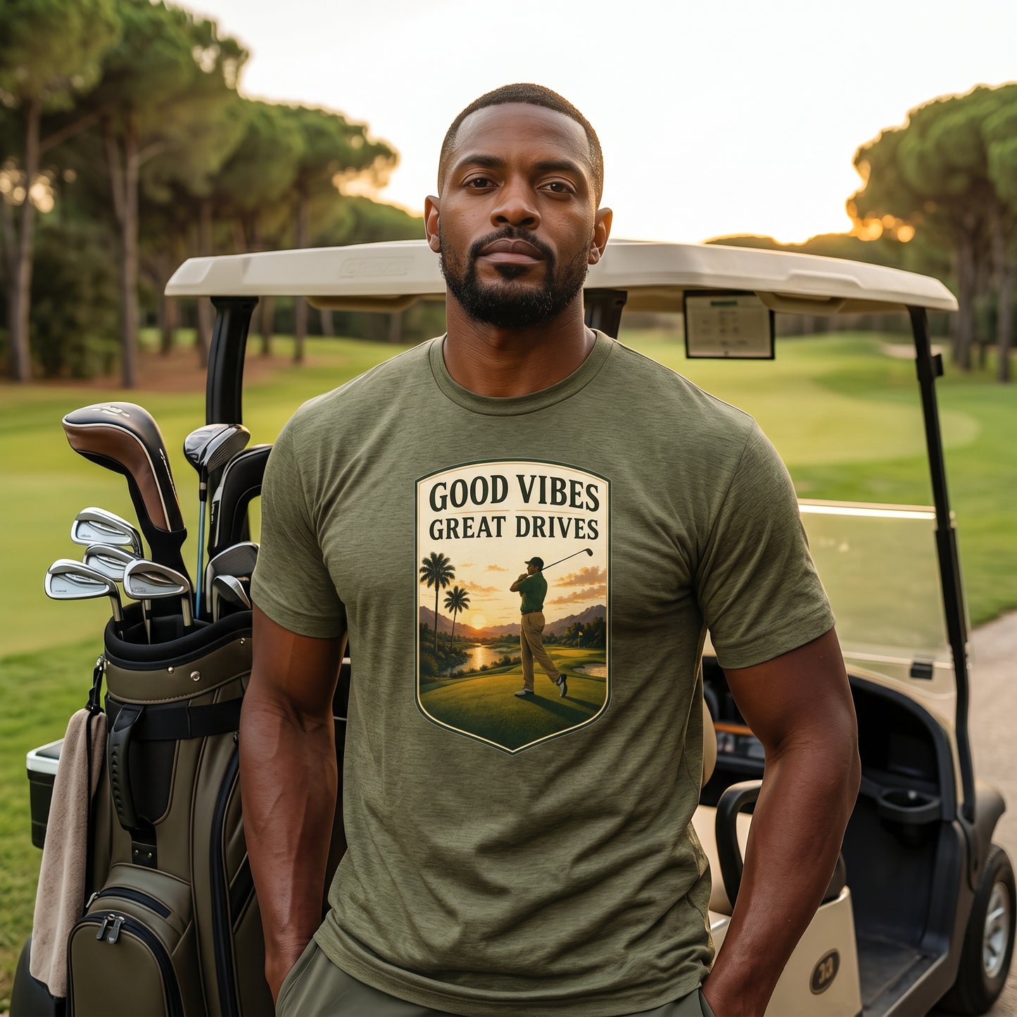 Good Vibes Great Drives Golf Tee