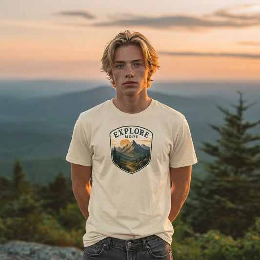 Explore More Mountain Adventure Tee