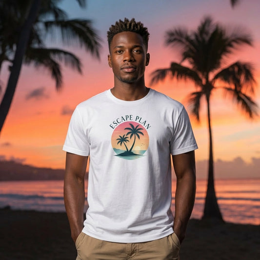 Escape Plan Tropical Sunset Tee