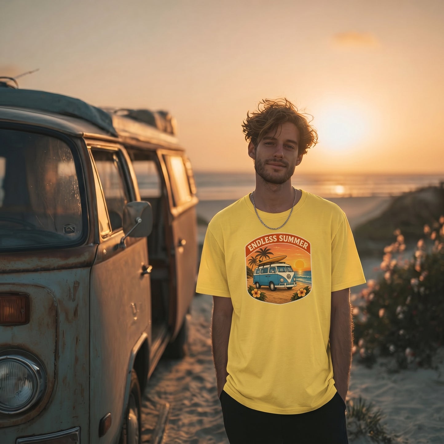Endless Summer Surf Van Tee