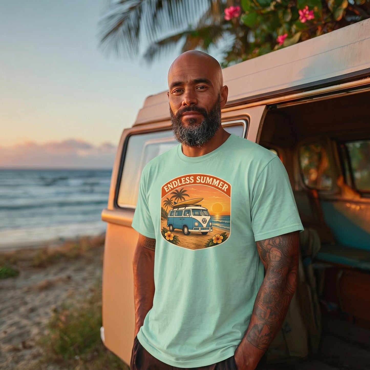 Endless Summer Surf Van Tee