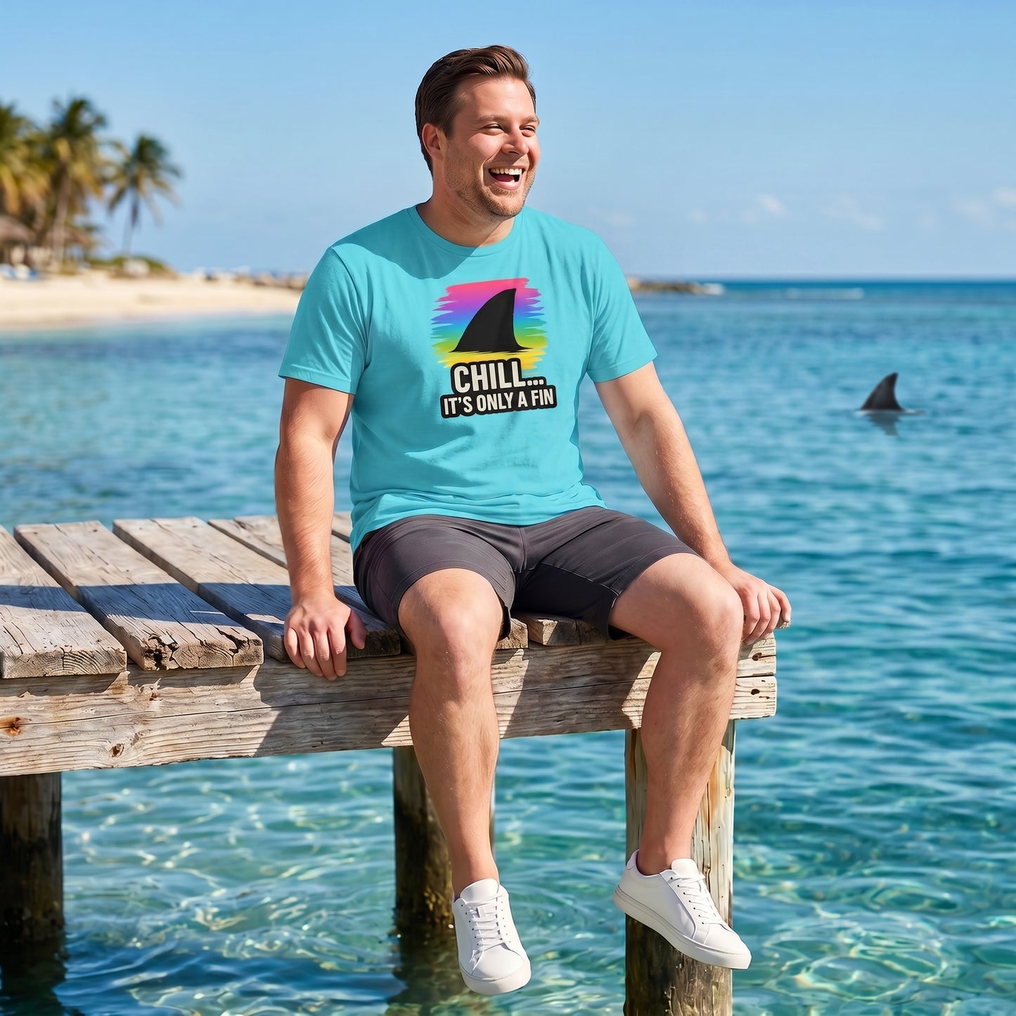 Chill...It's Only a Fin Shark Tee